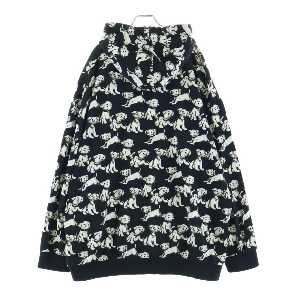 CELINE(セリーヌ) 22SS AMY DORIAN ARTIST PRINT HOODIE アニマル柄 プルオーバーパーカー ブラック 2Y641427Q