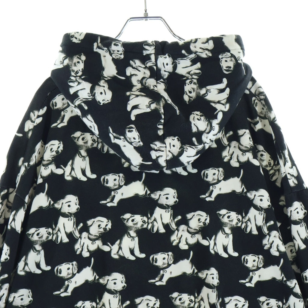 CELINE(セリーヌ) 22SS AMY DORIAN ARTIST PRINT HOODIE アニマル柄 プルオーバーパーカー ブラック 2Y641427Q