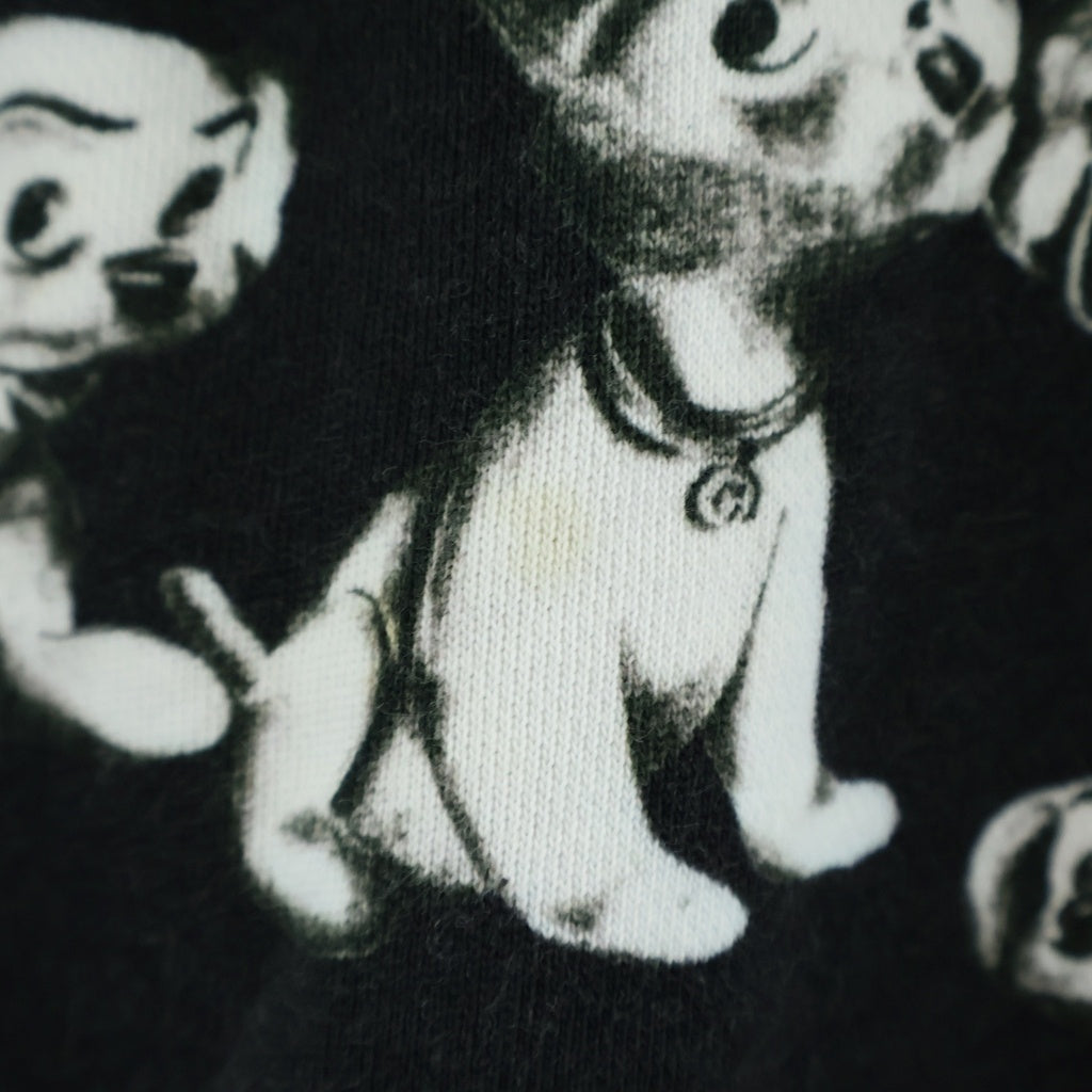 CELINE(セリーヌ) 22SS AMY DORIAN ARTIST PRINT HOODIE アニマル柄 プルオーバーパーカー ブラック 2Y641427Q