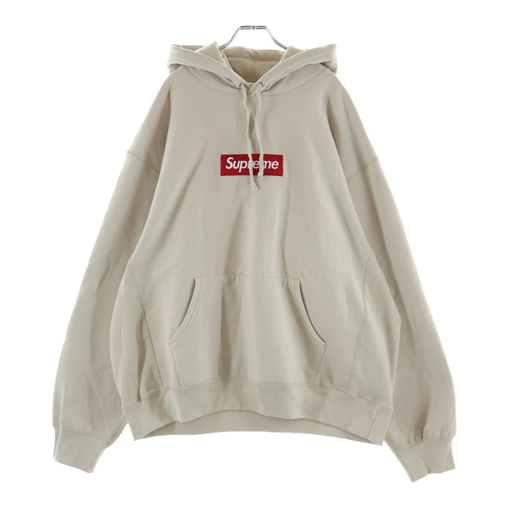 SUPREME(シュプリーム) 24AW Box Logo Hooded Sweatshirt ボックスロゴ フーデッドスウェットシャツ プルオーバーパーカー アイボリー