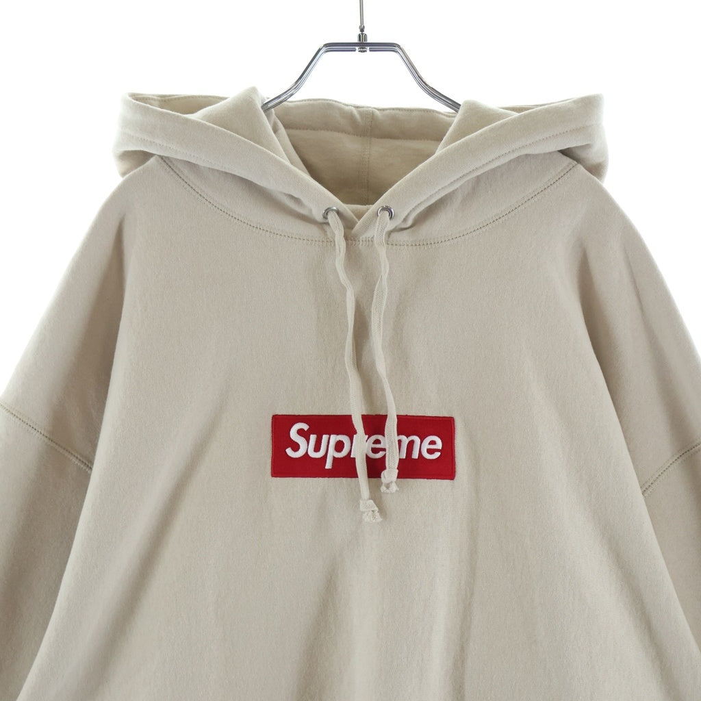 SUPREME(シュプリーム) 24AW Box Logo Hooded Sweatshirt ボックスロゴ フーデッドスウェットシャツ プルオーバーパーカー アイボリー