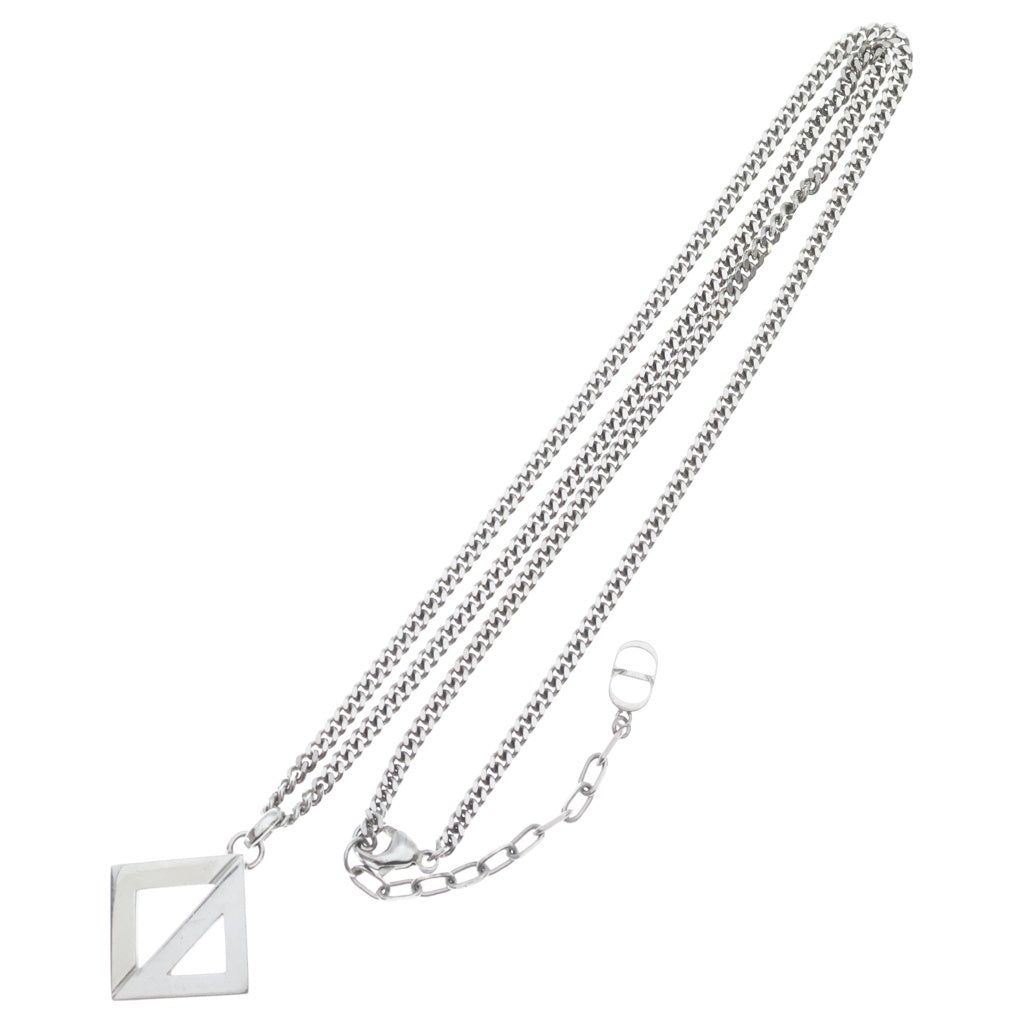 DIOR(ディオール) CD Diamond CDダイヤモンド ロゴ ペンダント ネックレス Ag925 シルバー レディース