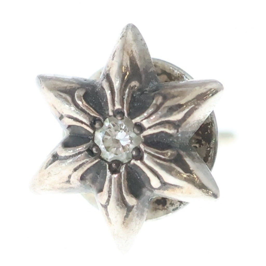 CHROME HEARTS(クロムハーツ) CO STAR 1DIA スター スタッドピアス 1ダイヤ シルバー