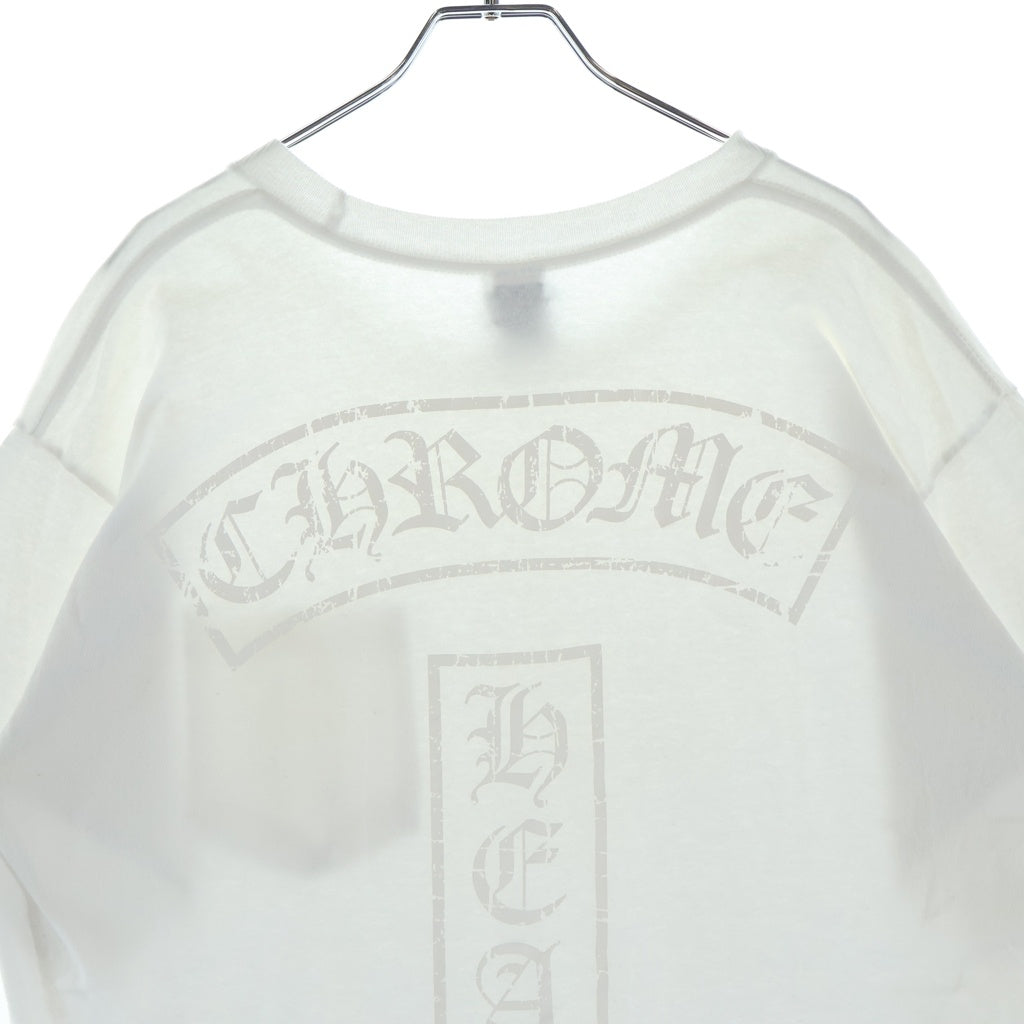 CHROME HEARTS(クロムハーツ) OLD T-BAR S/S オールド Tバー スタープリント クルーネック半袖Tシャツ カットソー ホワイト