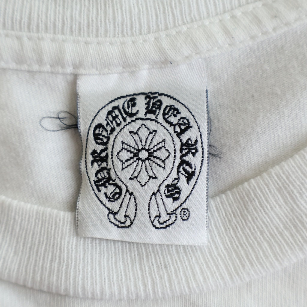 CHROME HEARTS(クロムハーツ) OLD T-BAR S/S オールド Tバー スタープリント クルーネック半袖Tシャツ カットソー ホワイト