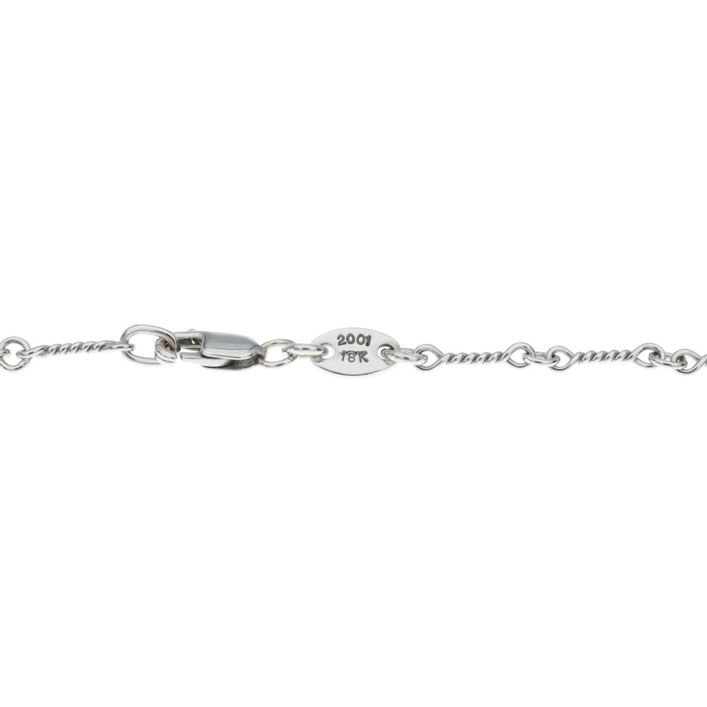 CHROME HEARTS(クロムハーツ) 18KWG NECKCHAIN T20 ツイストチェーンネックレス 20inch ホワイトゴールド BCA003