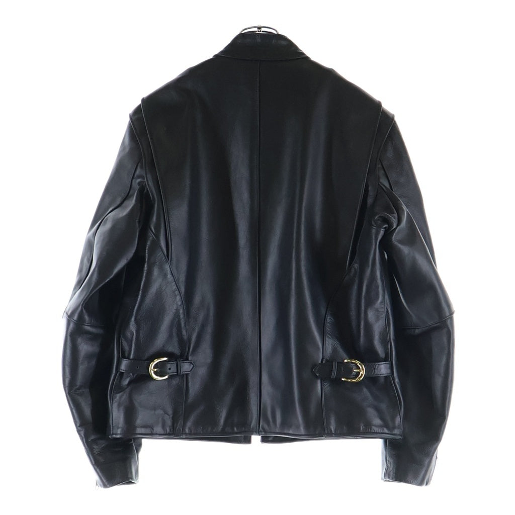 VANSON(バンソン) USA製 MODEL B Single Rider Jacket シングルライダースレザージャケット ブラック
