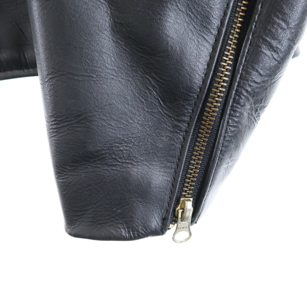VANSON(バンソン) USA製 MODEL B Single Rider Jacket シングルライダースレザージャケット ブラック