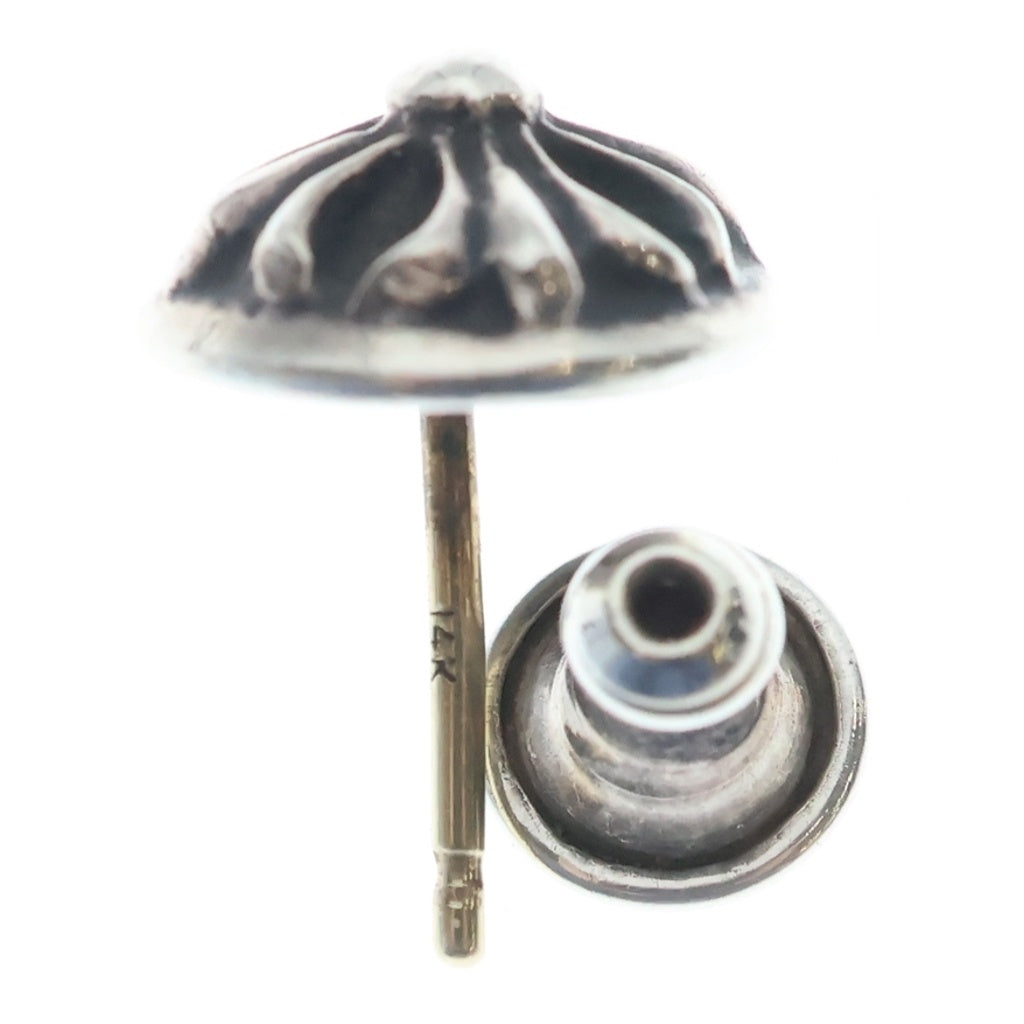 CHROME HEARTS(クロムハーツ) STUD CRSBLL クロスボールスタッドピアス シルバー BCA110