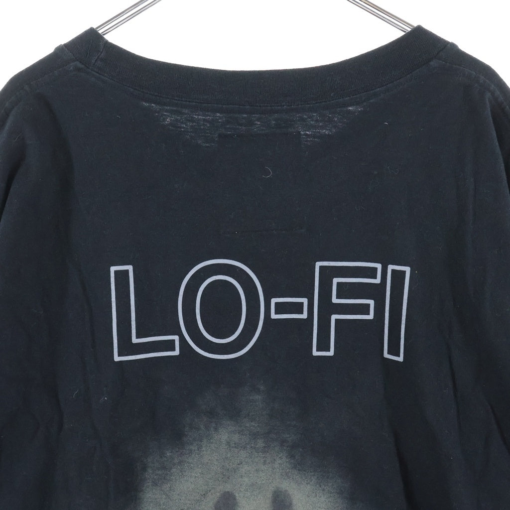 MAISON MIHARAYASUHIRO(メゾンミハラヤスヒロ) 24SS SMILY FACE PRINTED TEE 2 スマイル フェイス プリント 半袖クルーネックTシャツ ブラック A12TS661
