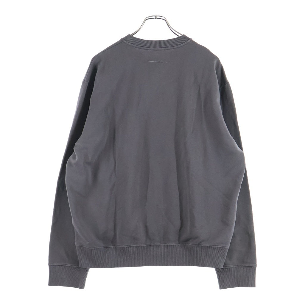 MM6 Maison Margiela(エムエムシックスメゾンマルジェラ) ユーティリティポケット クルーネックスウェットトレーナー グレー SH0GU0038 M25024