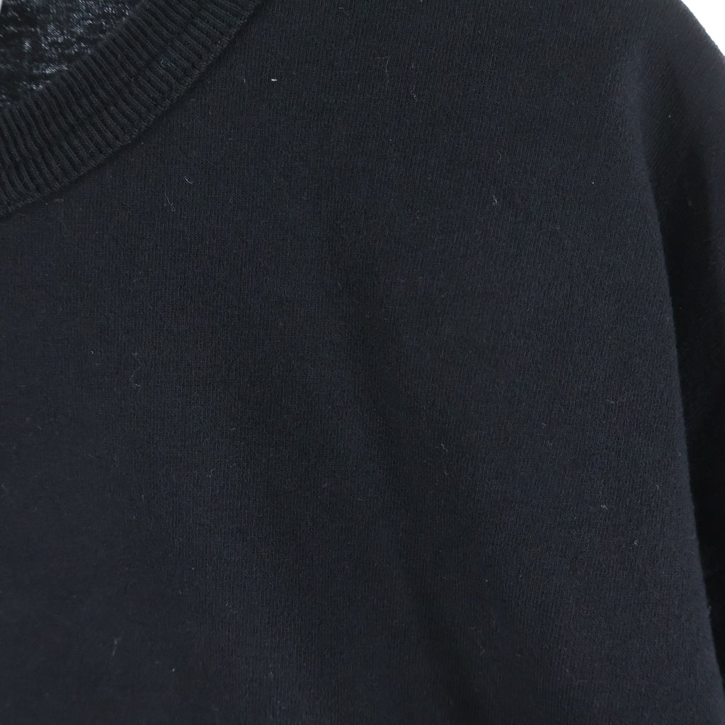 STONE ISLAND(ストーンアイランド) T-SHIRT M/LUNGA フロントプリント クルーネック長袖Tシャツ ロングスリーブカットソー ブラック L1S152100003S0292