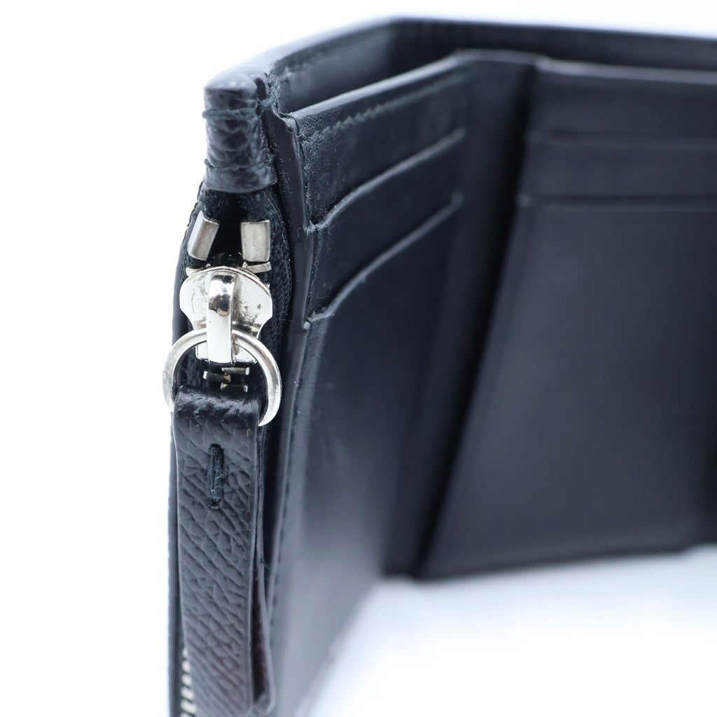 Maison Margiela(メゾンマルジェラ) スリーフォールドウォレット 四つタグ 三つ折り財布 ウォレット ブラック SA3UI0017