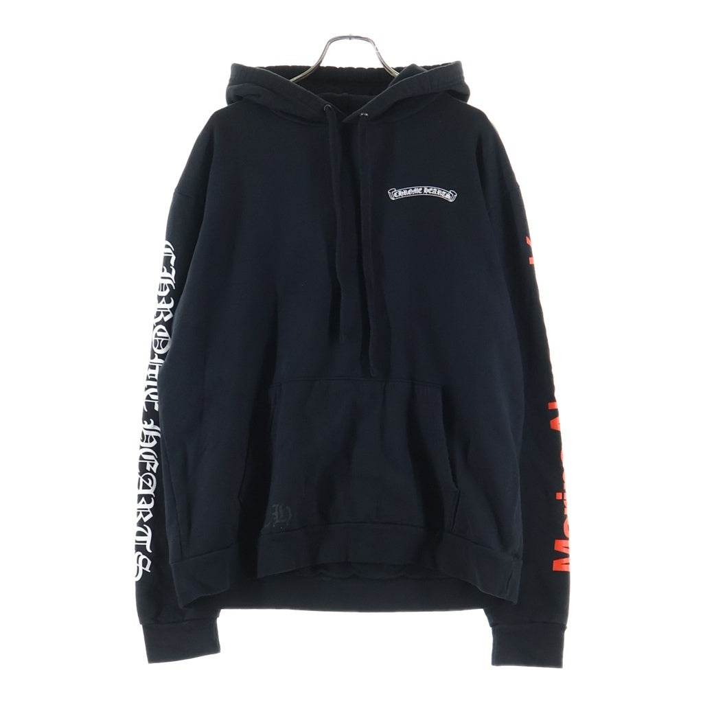CHROME HEARTS(クロムハーツ) ×MARINA ABRAMOVIC マリーナ アブラヒモビッチ バックグラフィックプリント プルオーバーパーカー ブラック
