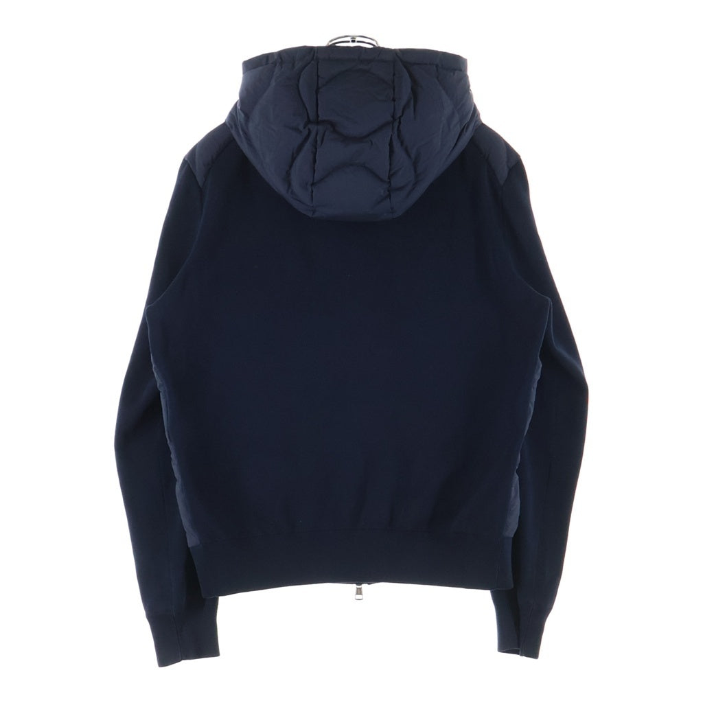 MONCLER(モンクレール) 20SS CARDIGAN TRICOT 袖ロゴワッペン ジップアップパーカー ネイビー F10919850200 V9075