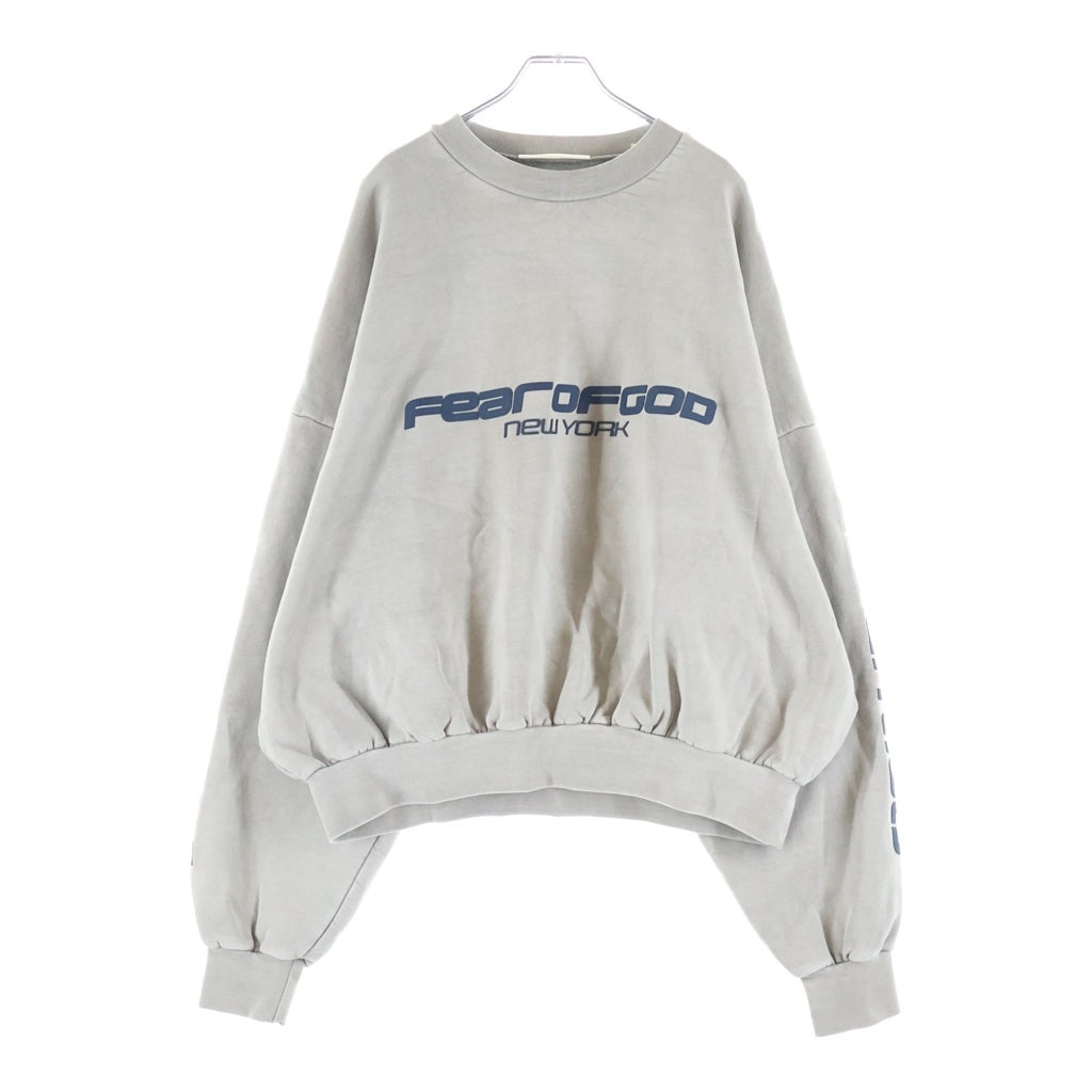 FEAR OF GOD ESSENTIALS(フィアオブゴッド エッセンシャルズ) Heavy Fleece Cropped Relaxed Sweatshirt ヘビーフリース クロップド リラックス スウェットシャツ グレー 192HO256891F