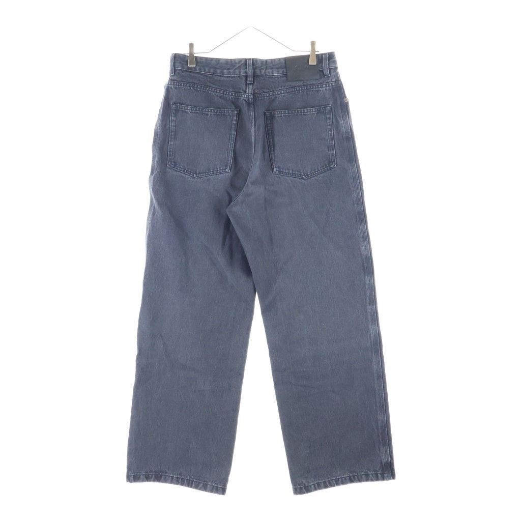LOEWE(ロエベ) ANAGRAM BAGGY JEANS アナグラム刺繍 バギーパンツ デニムパンツ ブラック H526Y11W62