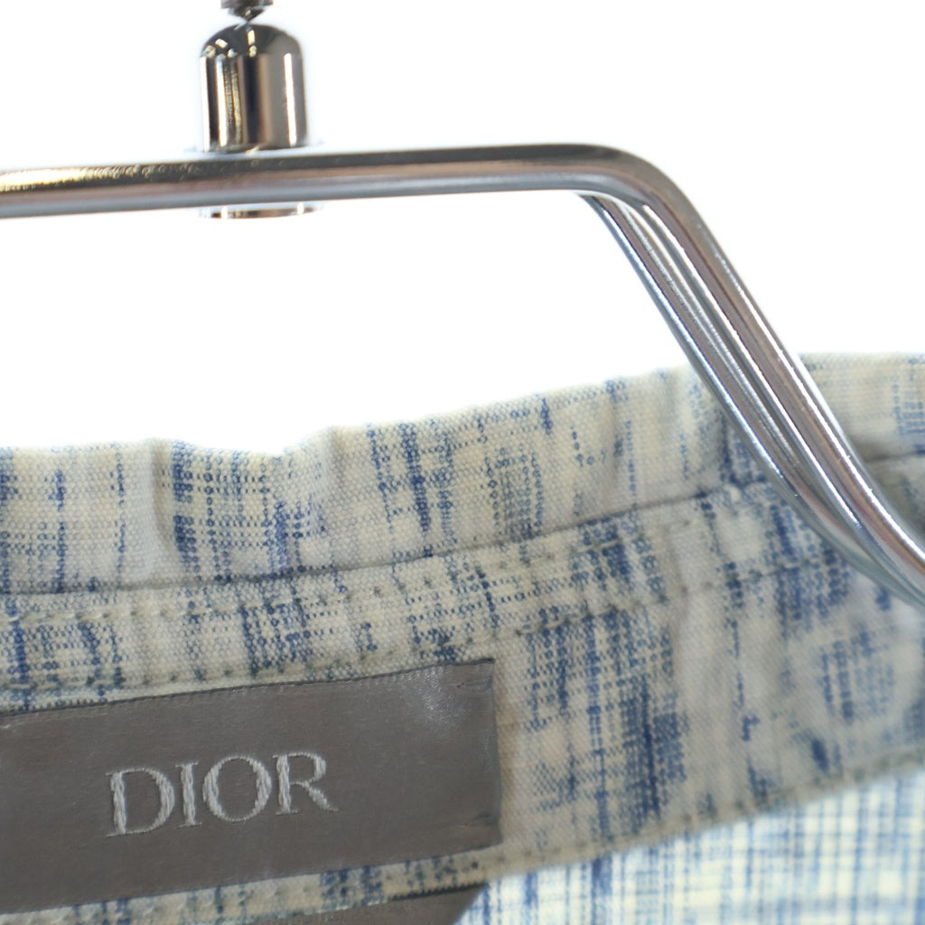 DIOR(ディオール) 20AW オブリーク柄 長袖シャツ ホワイト/ブルー 013D585BY989