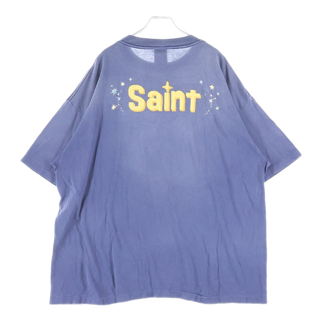 SAINT MICHAEL(セントマイケル) 26SS Disney SS TEE クルーネック半袖Tシャツカットソー ネイビー SM-MK8-0000-C79