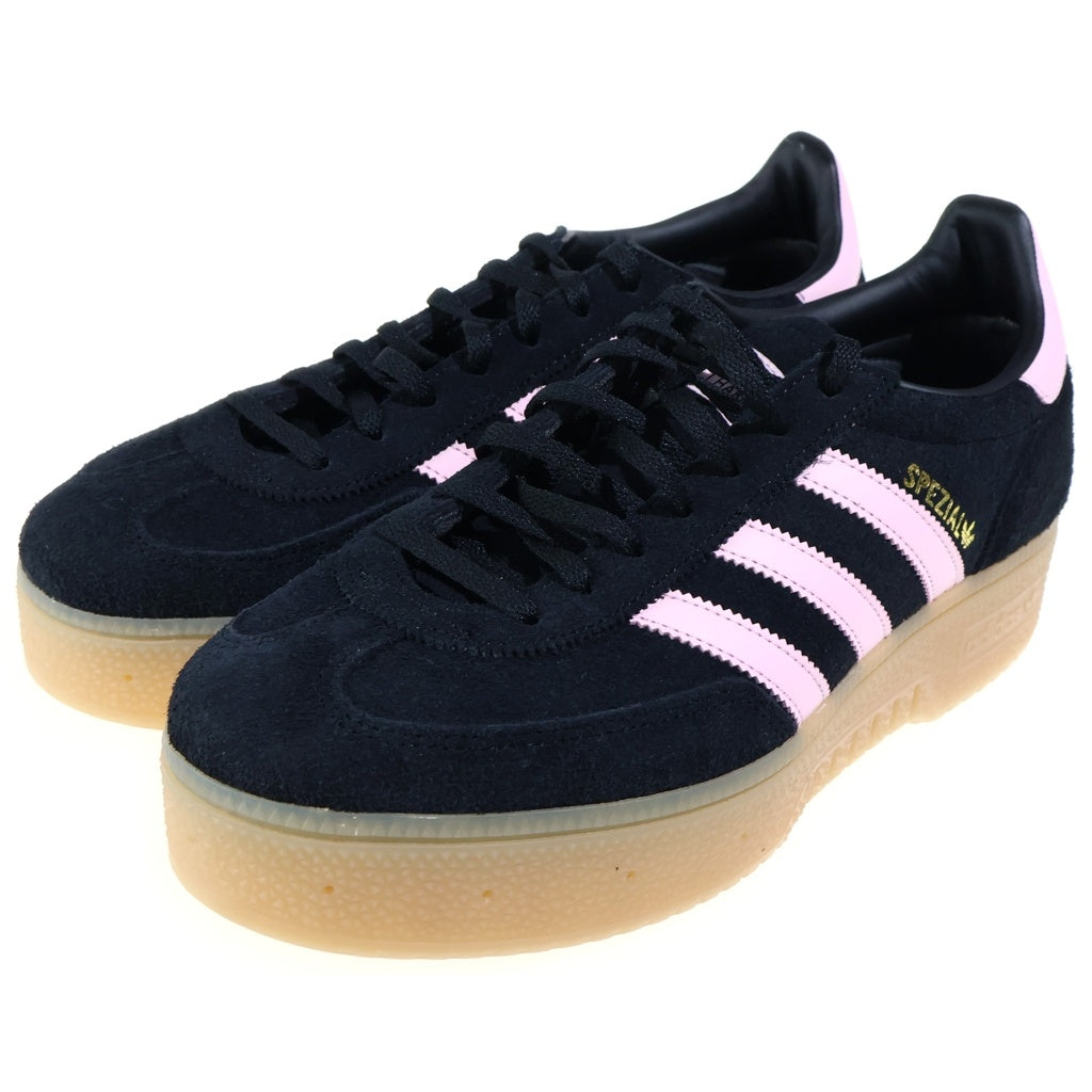 adidas(アディダス) HANDBALL SPEZIAL BOLD ハンドボール スペツィアル ボールド ローカットスニーカー スウェード ブラック/ピンク IH9197
