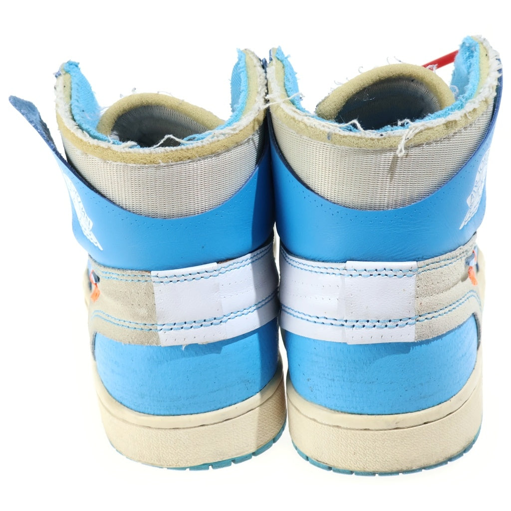 OFF-WHITE(オフホワイト) ×OFF-WHITE AIR JORDAN 1 POWDER BLUE UNC オフホワイト エアジョーダン1 パウダーブルー ハイカットスニーカー ホワイト/ブルー US9.5/27.5cm AQ0818-148