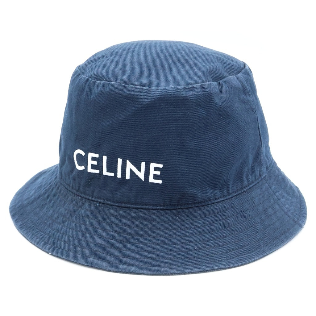 CELINE(セリーヌ) Bucket Hat ロゴプリント バケットハット 帽子 ブラック 2AU5B968P