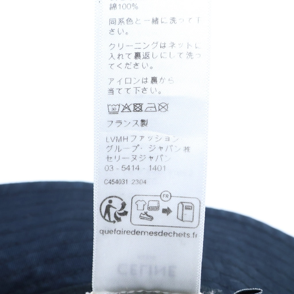 CELINE(セリーヌ) Bucket Hat ロゴプリント バケットハット 帽子 ブラック 2AU5B968P