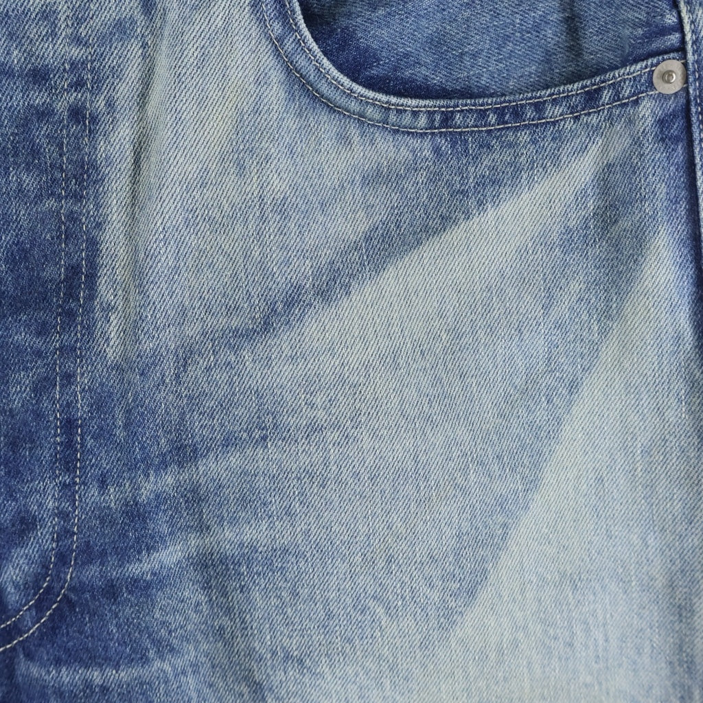 AURALEE(オーラリー) SELVEDGE FADED HEAVY DENIM WIDE PANTS セルビッチ フェイデッド ヘビー デニム ワイド パンツ インディゴ A25AP03DH