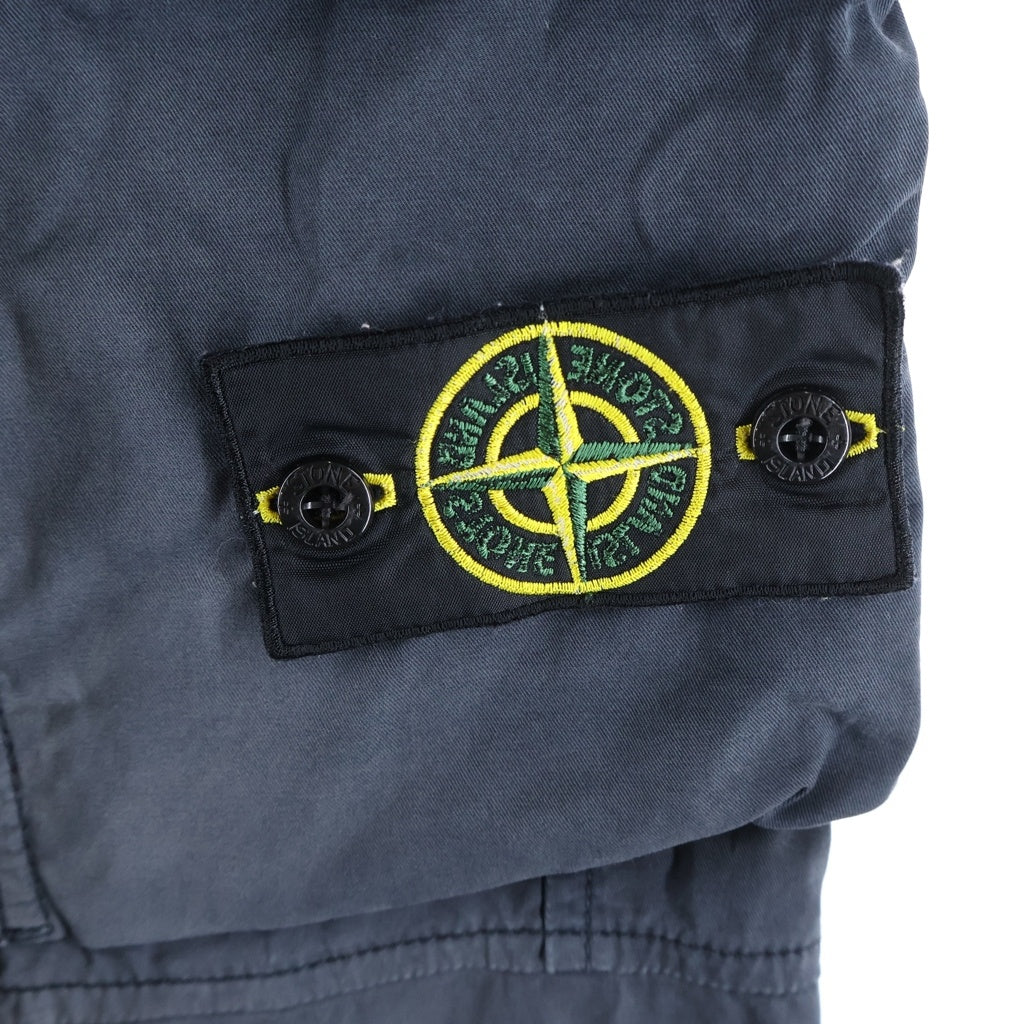 STONE ISLAND(ストーンアイランド) TYPE-RE-T BRUSHED COTTON CARGO PANT ロゴワッペン コットン カーゴパンツ グレー 741530419