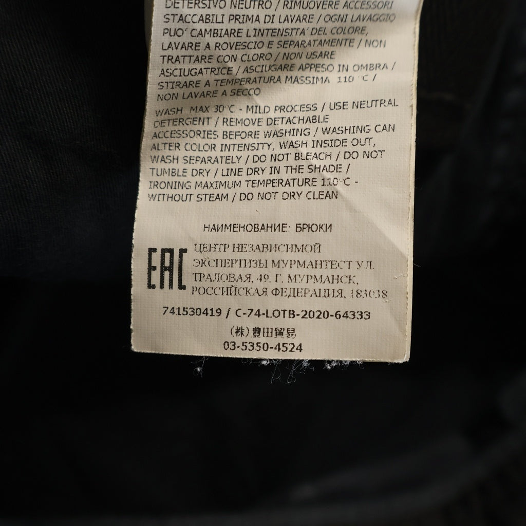 STONE ISLAND(ストーンアイランド) TYPE-RE-T BRUSHED COTTON CARGO PANT ロゴワッペン コットン カーゴパンツ グレー 741530419