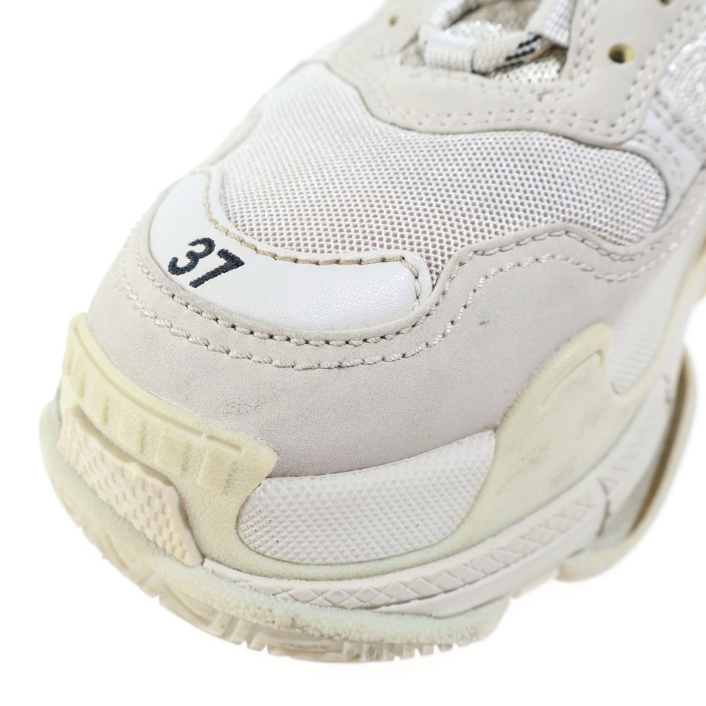 BALENCIAGA(バレンシアガ) TRIPLE トリプル S ローカットスニーカー アイボリー 524039 レディース