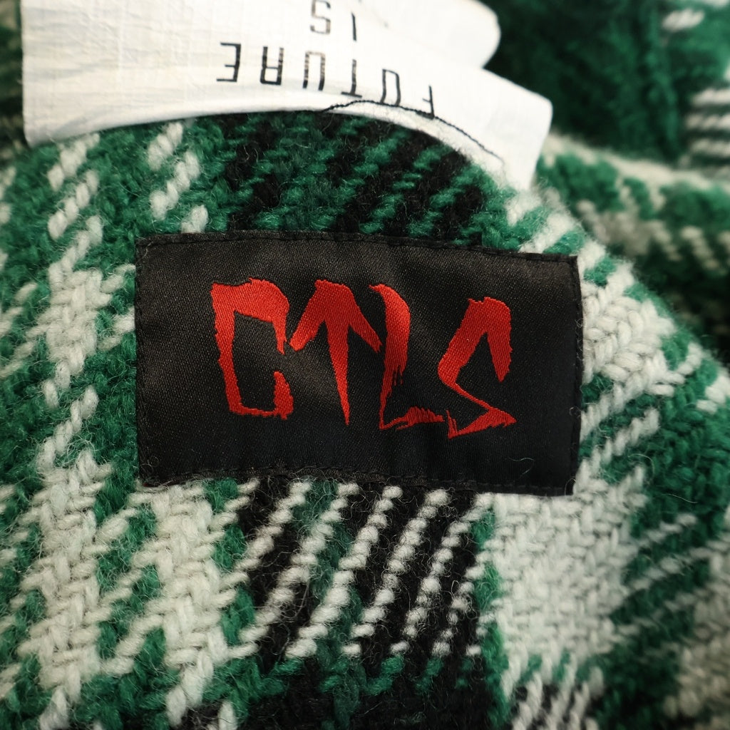 cvtvlist(カタリスト) Rope check shirts ロープチェックシャツ ウールジャケット グリーン 2201100201