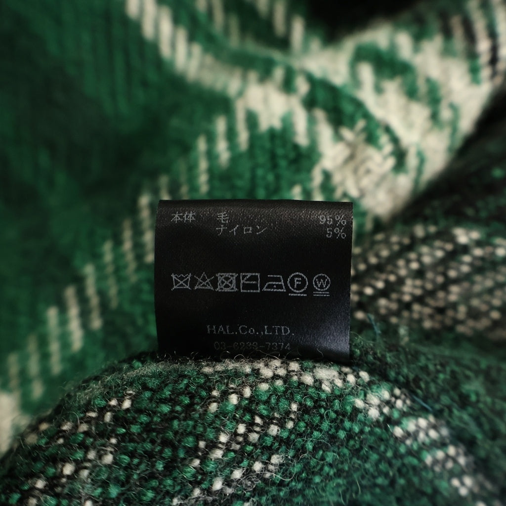 cvtvlist(カタリスト) Rope check shirts ロープチェックシャツ ウールジャケット グリーン 2201100201