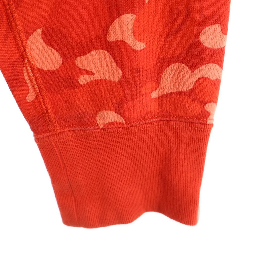 A BATHING APE(アベイシングエイプ) Korea Double shark full zip hoodie 韓国ソウル限定 ダブルシャーク フルジップパーカー フーディ レッド/ブラック 001ZPK221003F