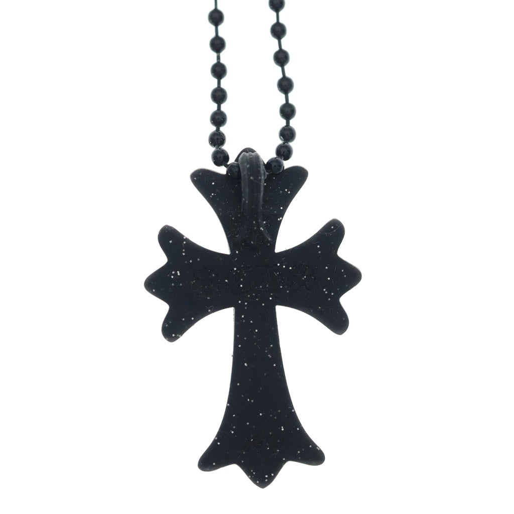 CHROME HEARTS(クロムハーツ) RUBBER CH CRS SML スモールCHクロス ラバーネックレス シリコン ブラック BCA306