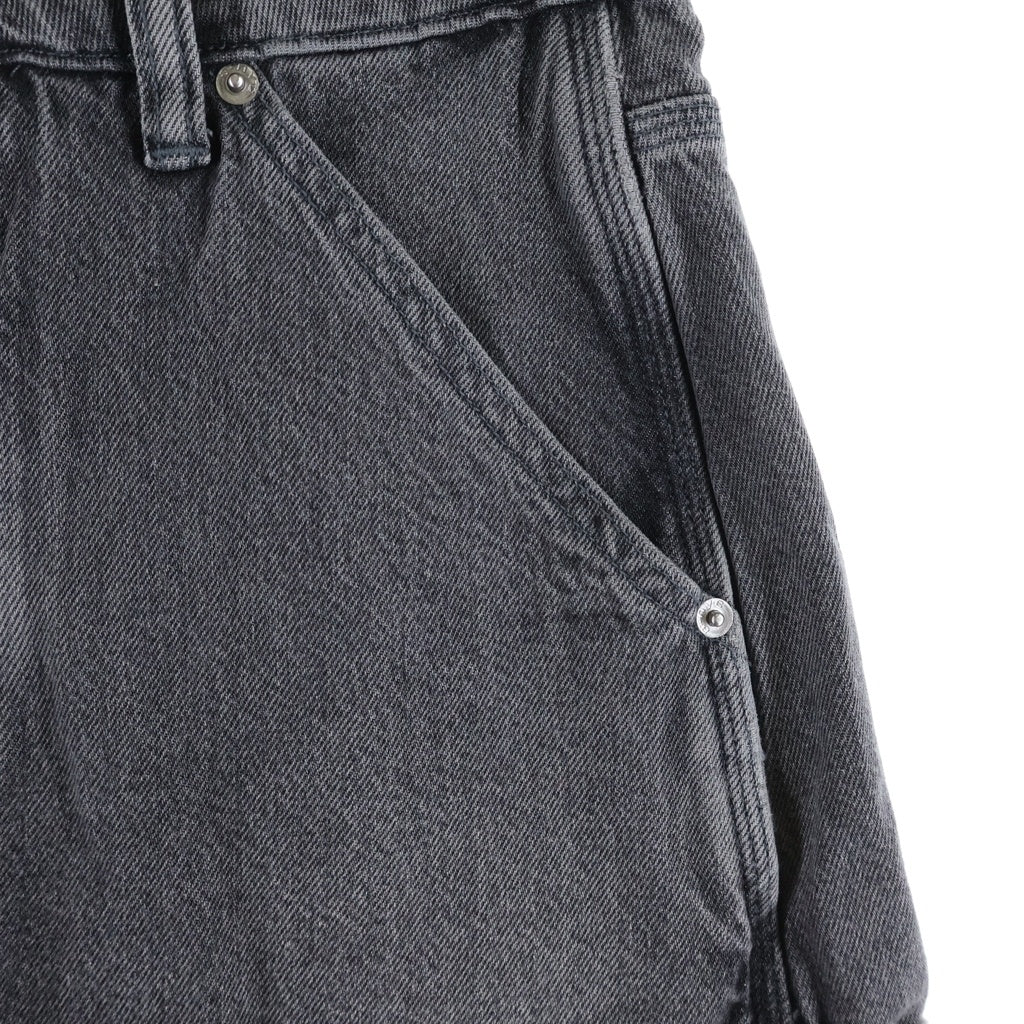 ALEXANDER WANG(アレキサンダーワン) カーペンター デニム ミニ スコート グレー レディース 4DC1265108