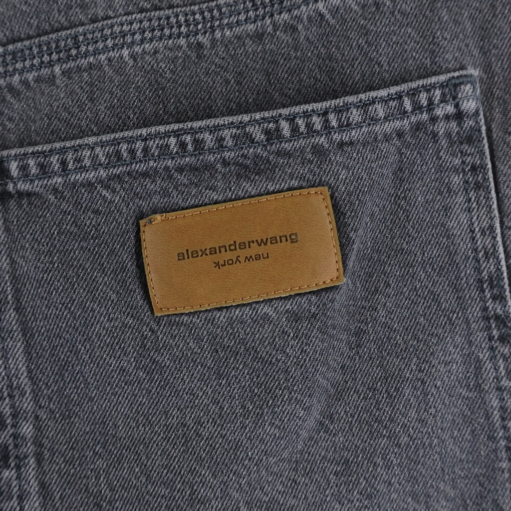 ALEXANDER WANG(アレキサンダーワン) カーペンター デニム ミニ スコート グレー レディース 4DC1265108