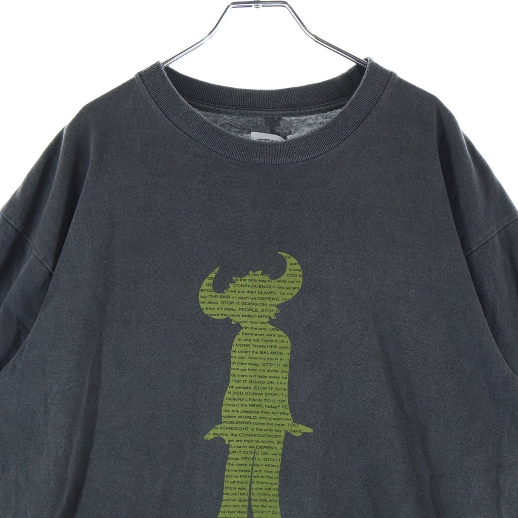 Insonnia Projects(インソニアプロジェクツ) ×JAMIROQUAI 半袖 クルーネック Tシャツ ブラック IP-JQ-002
