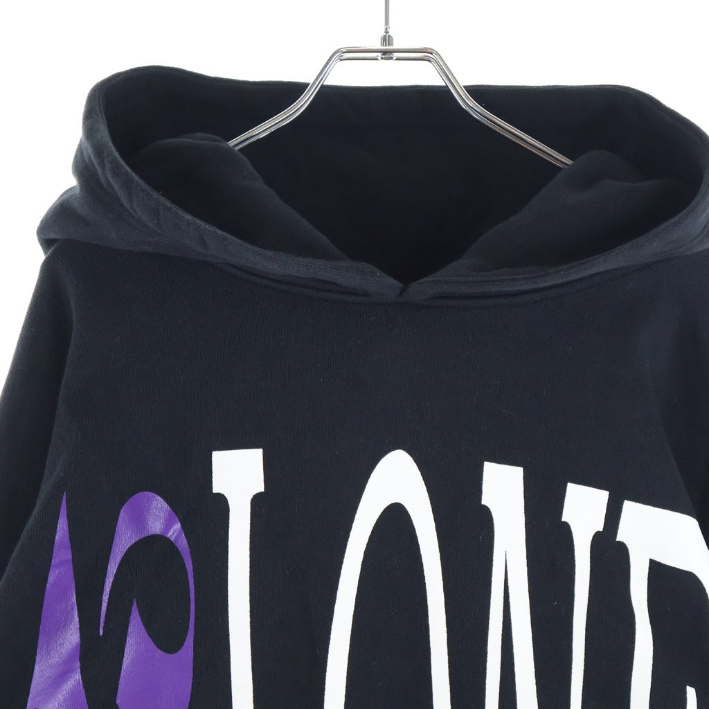 Palm Angels(パームエンジェルス) ×VLONE Pullover Hooded 袖プリント パーカー ブラック