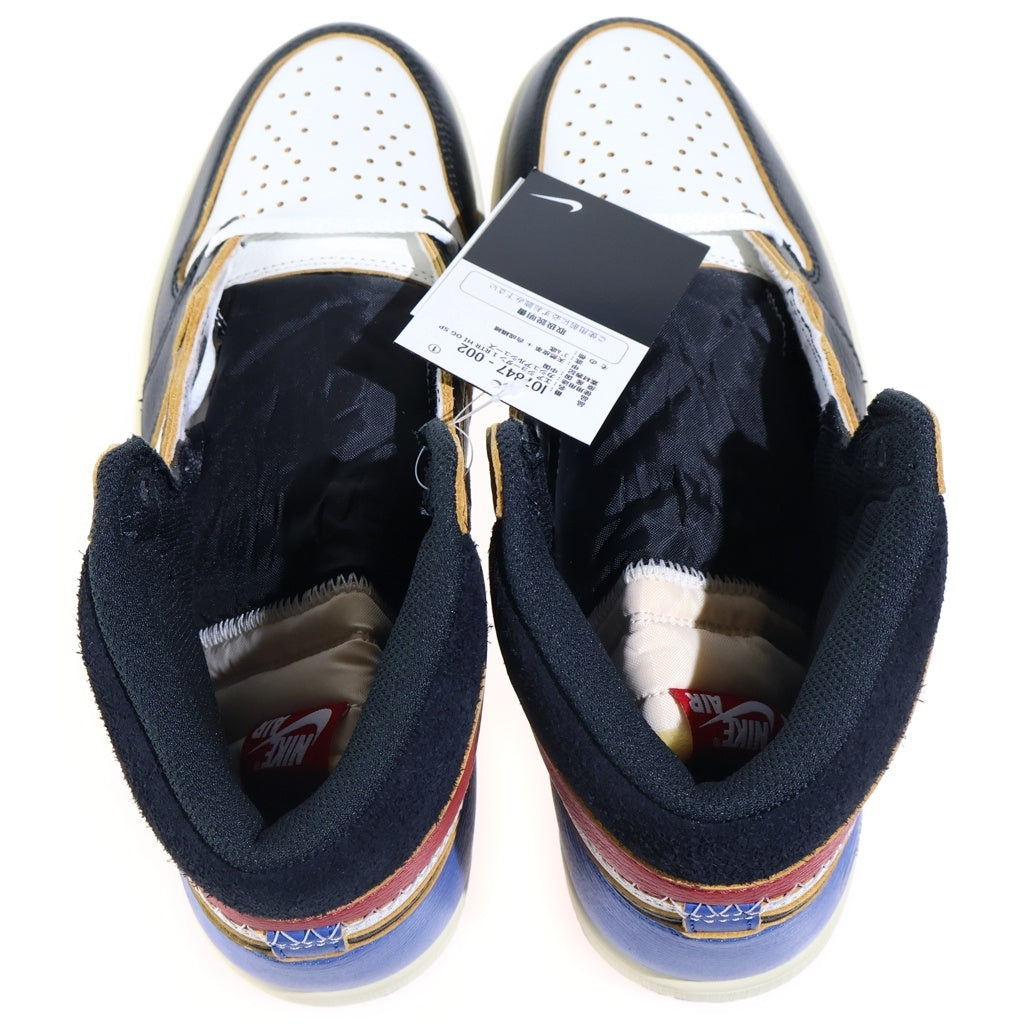 NIKE(ナイキ) ×Fragment Design ×UNION AIR JORDAN 1 HIGH OG エアジョーダン1 ハイカットスニーカー US11/29.0cm IO7847-002
