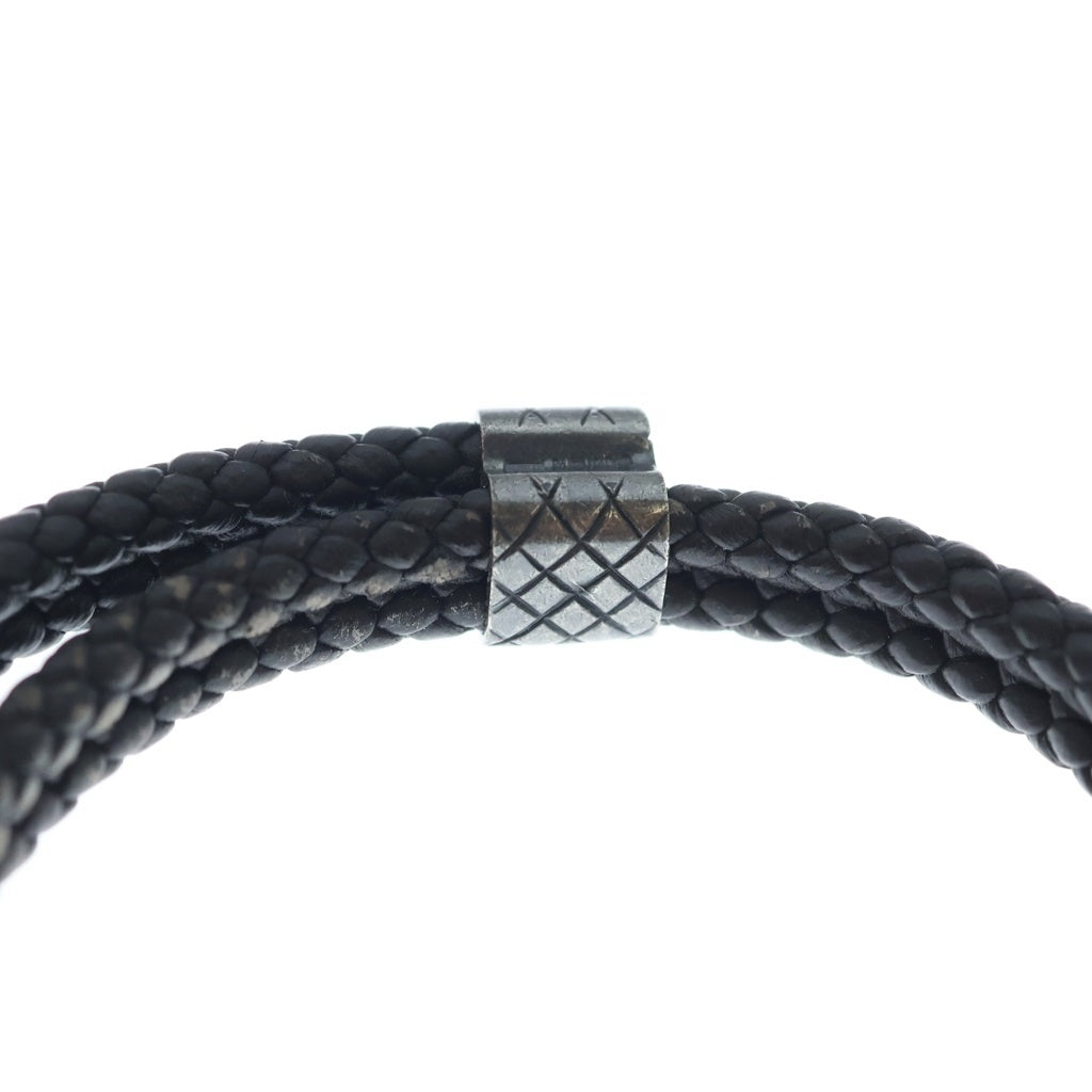 BOTTEGA VENETA(ボッテガヴェネタ) イントレチャート ブレスレット ナッパ レザー ブラウン