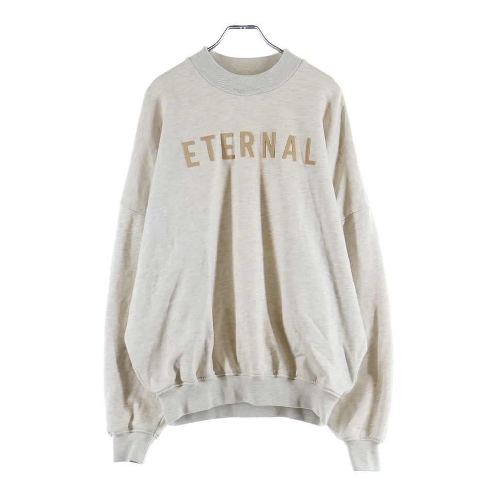 FEAR OF GOD ESSENTIALS(フィアオブゴッド エッセンシャルズ) 23SS ETERNAL エターナル クルーネック 長袖スウェット トレーナー アイボリー