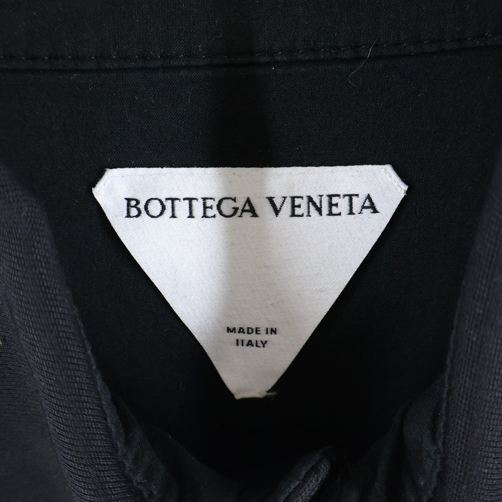 BOTTEGA VENETA(ボッテガヴェネタ) DOUBLE CAVALRY JACKET ショート丈トラッカージャケット ブラック レディース 660588 V0IV0