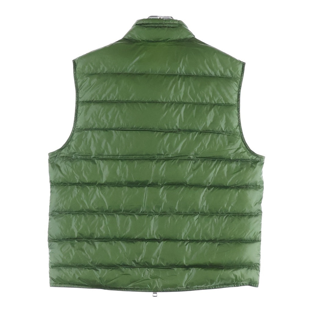 MONCLER(モンクレール) GUI GILET ワッペン付きダウンベスト グリーン 41091433619953030