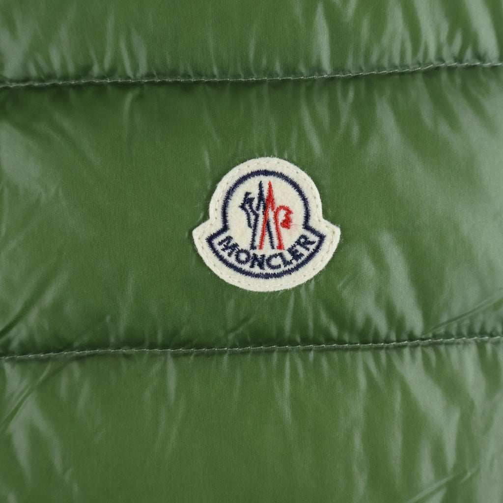 MONCLER(モンクレール) GUI GILET ワッペン付きダウンベスト グリーン 41091433619953030