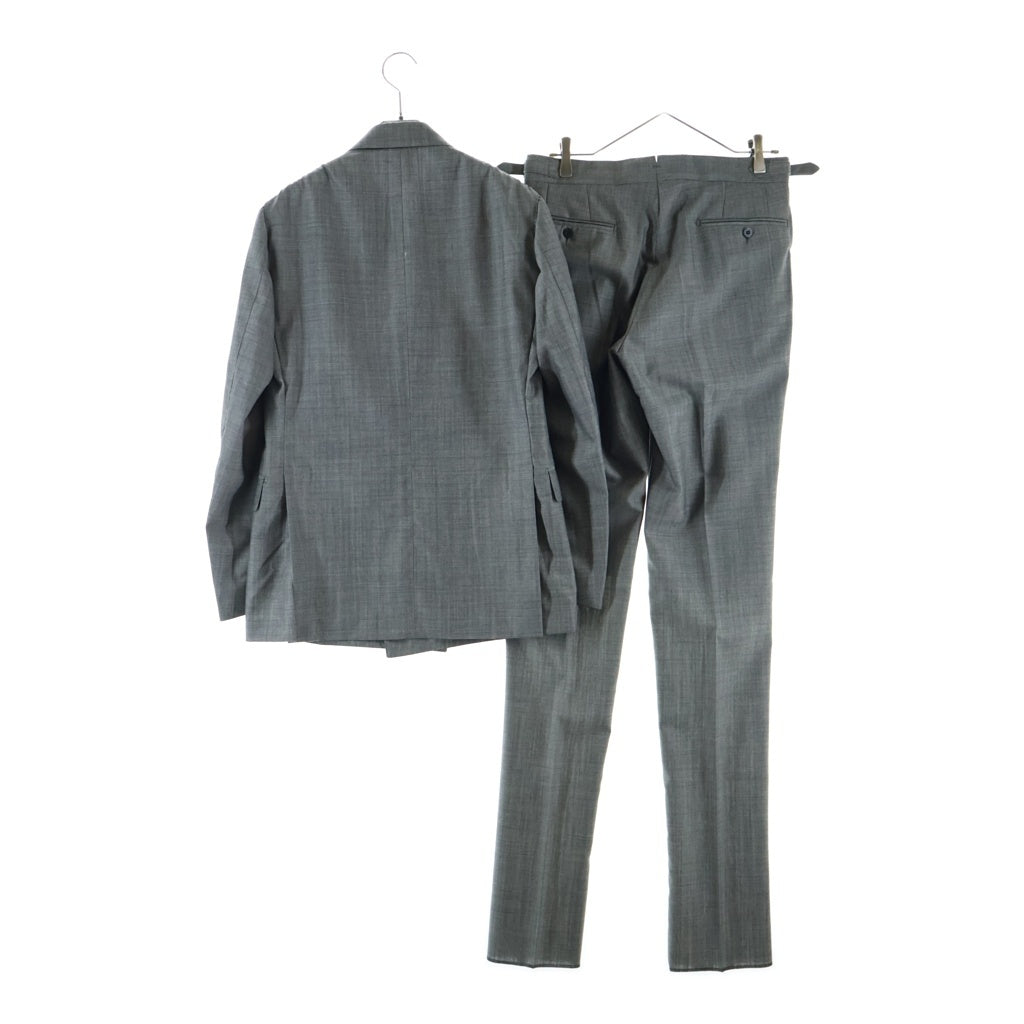 NO BRAND(ノーブランド) TITO ALLEGRETTO ティトアレグレット ダブルブレスト セットアップスーツ ジャケット スラックスパンツ グレー