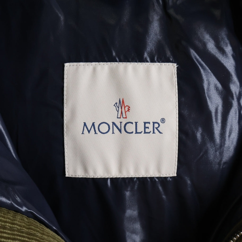 MONCLER GENIUS(モンクレール ジーニアス) FRARES GIUBBOTTO コーデュロイ ダウンジャケット カーキ E20914082405