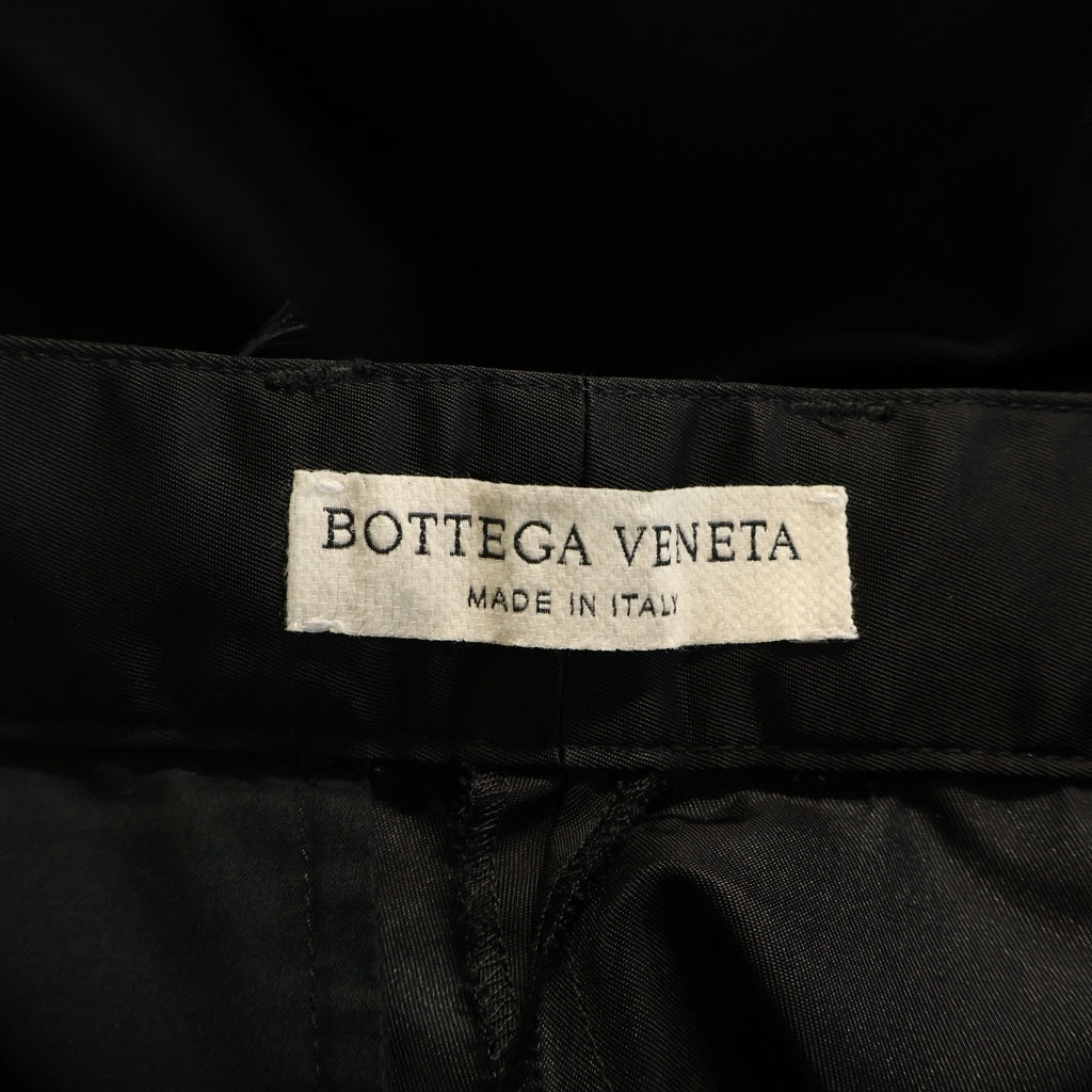 BOTTEGA VENETA(ボッテガヴェネタ) 20SS 裾ポケット付き ナイロンベルテッドパンツ ブラック レディース 612017 VKIL0