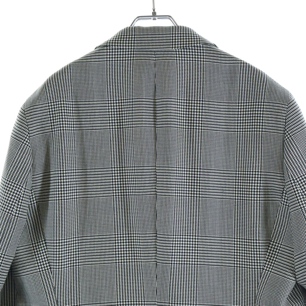 LANVIN(ランバン) GLEN PLAID ERNEST JACKET グレンチェック アーネストジャケット 千鳥格子 マルチポケット テーラードジャケット ブラック/ホワイト LA-IS-72952