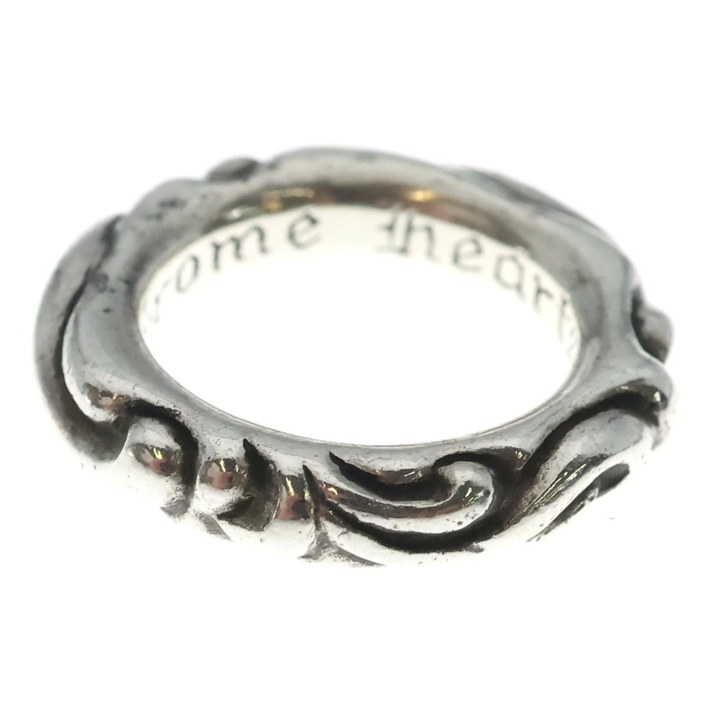CHROME HEARTS(クロムハーツ) SCRL BAND スクロールバンド リング シルバー BCA351